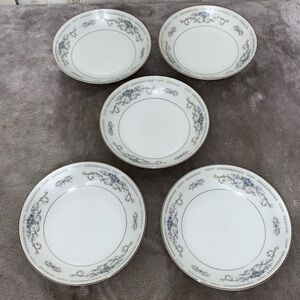 0816 Set of 5 Diane Fine Porcelain China Fruit Bowls